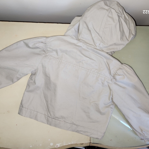 Old Navy Kids Tan Hooded Jacket - Picture 2 of 4